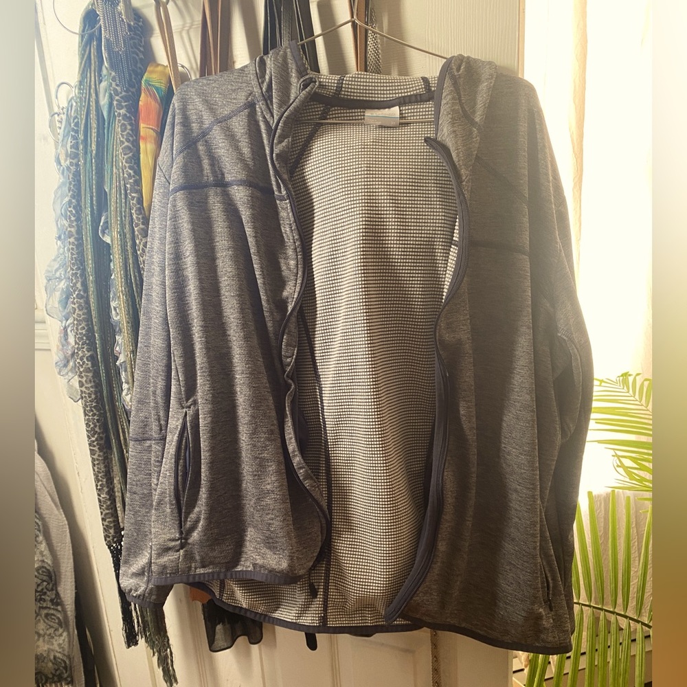 Columbia Women's Blue Athletic Jacket 3X